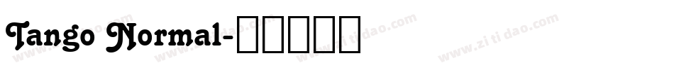 Tango Normal字体转换